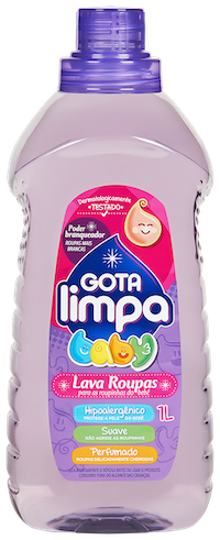 Lava Roupas Líquido Gota Limpa Baby 1L