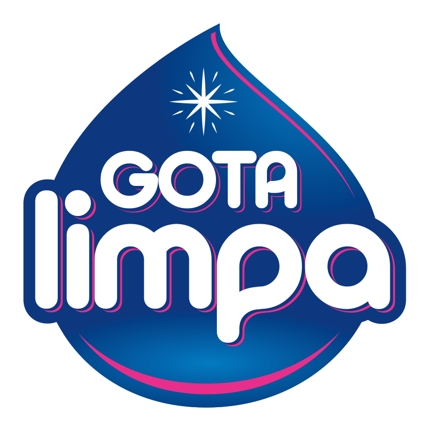 Logotipo Gota Limpa PNG